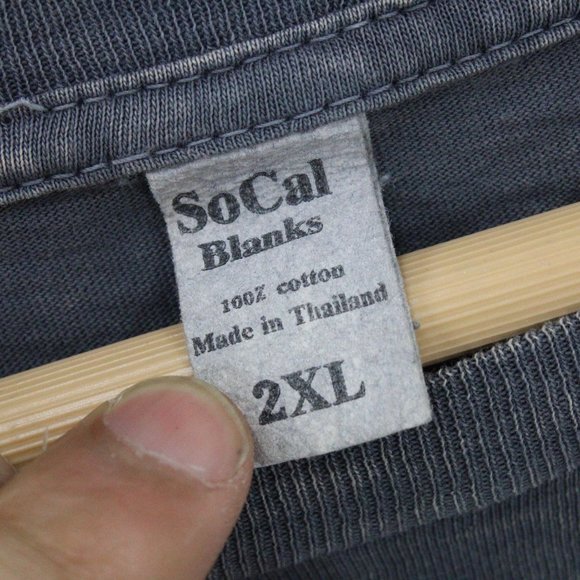 Vintage SoCal Blanks T-Shirt Men's Gray Comic Con 2008 Dark Castle Entertainment - Picture 6 of 9